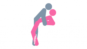 Banana Split: Romantic, Husband-On-Top Sex Position Illustration