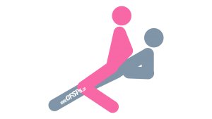 Barcalounger: Woman-On-Top, Rear-Entry Sex Position Illustration