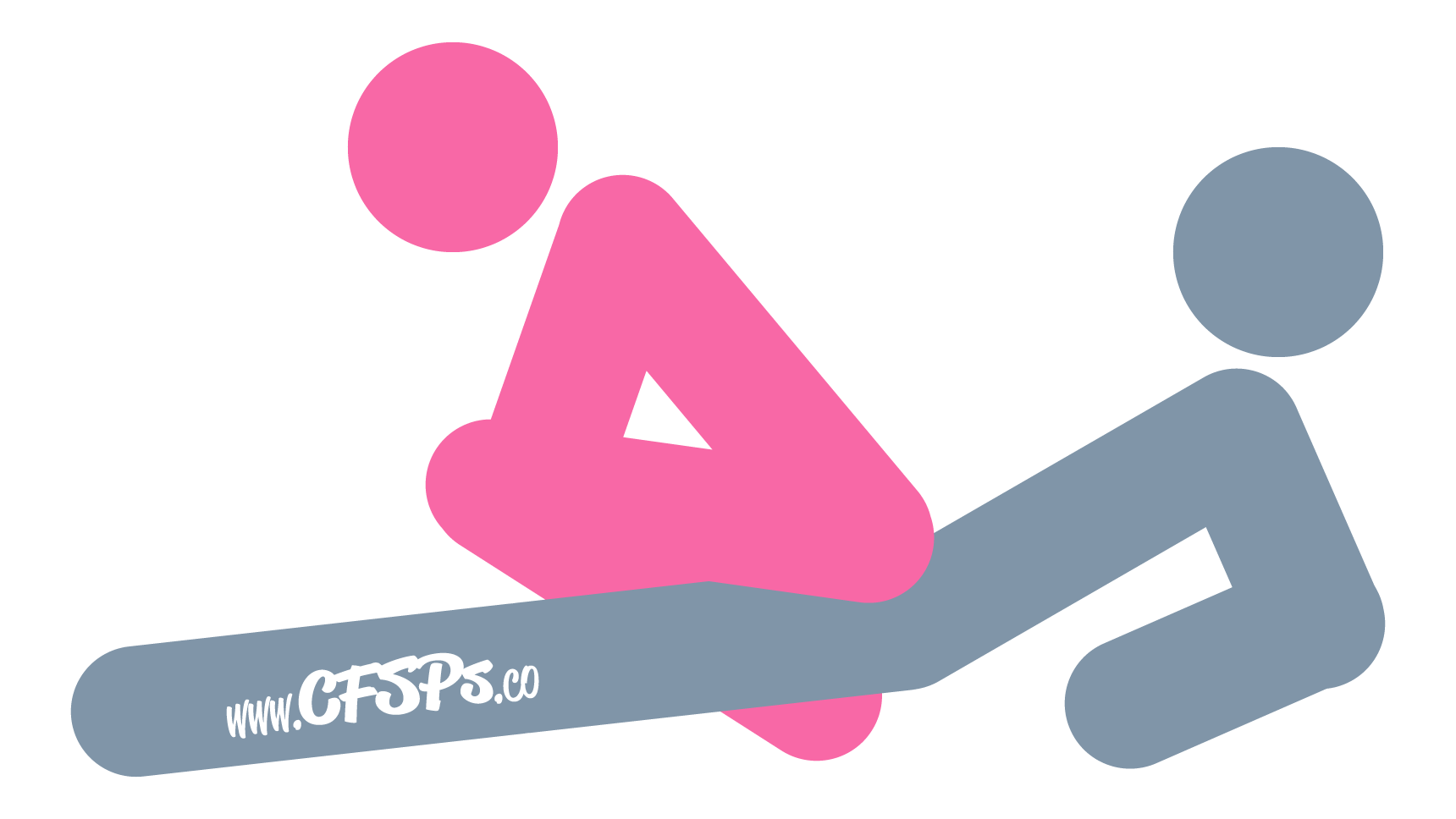 An illustration of the Can You Feel Me Now? sex position. This picture demonstrates how Can You Feel Me Now is a rear-entry, woman-on-top sex position with great depth control.
