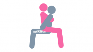 Bad Santa: Intimate, Seated Sex Position Illustration