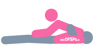 Blazing Saddles: Rear-Access, Wife-On-Top Cunnilingus Oral Sex Position Illustration