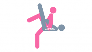 Edward Scissorlegs: Wife-On-Top, Rear-Entry Sex Position Illustration