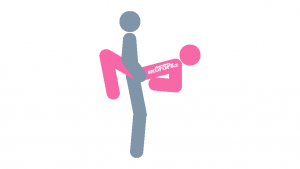 Swing Fling: Standing Sex Position Illustration Using a Swing