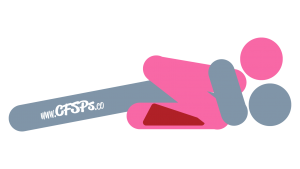 Divine Lift: Woman-On-Top Sex Position Illustration with Deep Penetration