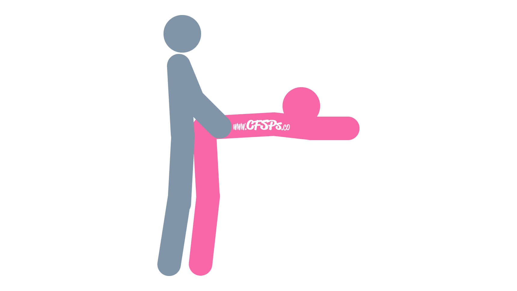 Burning Man Sex Position Diagram This stick figure image depicts a man and woman having sex in the Man On Fire sex position. The woman is standing at the edge of the bed and bent over with her upper body lying on the bed. The man is standing behind her with his hands on her hips.