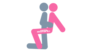 Delight Kneeling, Romantic Sex Position Illustration