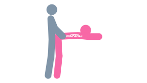 Man On Fire: Standing, Rear-Entry Sex Position Illustration