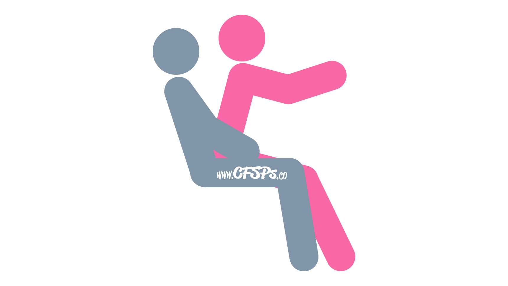 Back Seat Driver Sex Position Diagram This stick figure image depicts a man and woman having sex in the Backseat Driver sex position. The man is sitting with his legs closed in the backseat of a vehicle. The woman is sitting on his lap with her back facing him and holding onto the car seat in front of her.