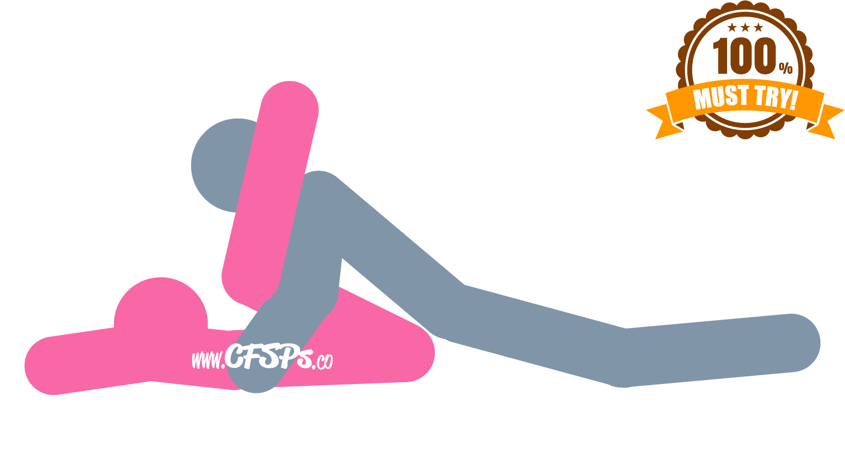 Squashing the Deckchair Sex Position Illustration An illustration of the Squashing the Deckchair sex position. This picture demonstrates how Squashing the Deckchair is a man-on-top sex position with very deep penetration.