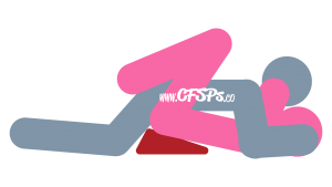 Adapted Missionary: Man-On-Top Sex Position Illustration for Plus-Size Couples