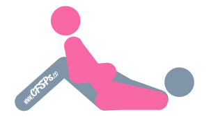 Lazy Cowgril: Woman-On-Top Sex Position with Manual Clitoral Stimuation