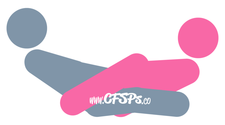 An illustration of the Mutual manual stimulation sex position. This picture demonstrates how Mutual is a comfortable, seated sex position that allows each partner to manually stimulate each other.