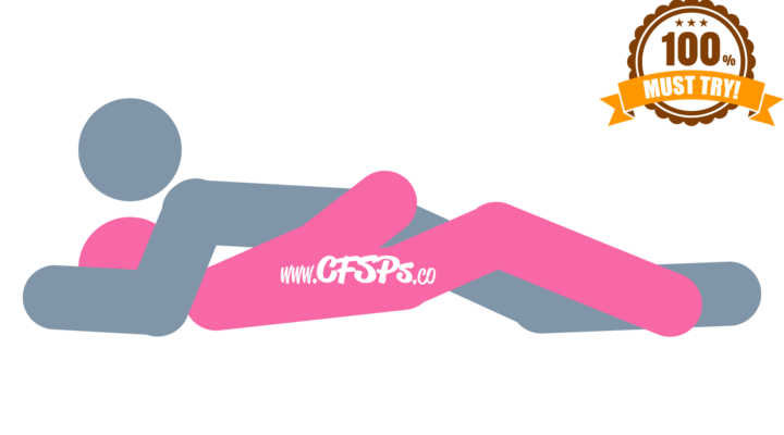 An illustration of the CAT Sex Position & Technique. This picture demonstrates how CAT (Coital Alignment Technique) is a husband-on-top sex position combined with a thrusting technique that produces great clitoral stimulation and helps him last longer during sex.