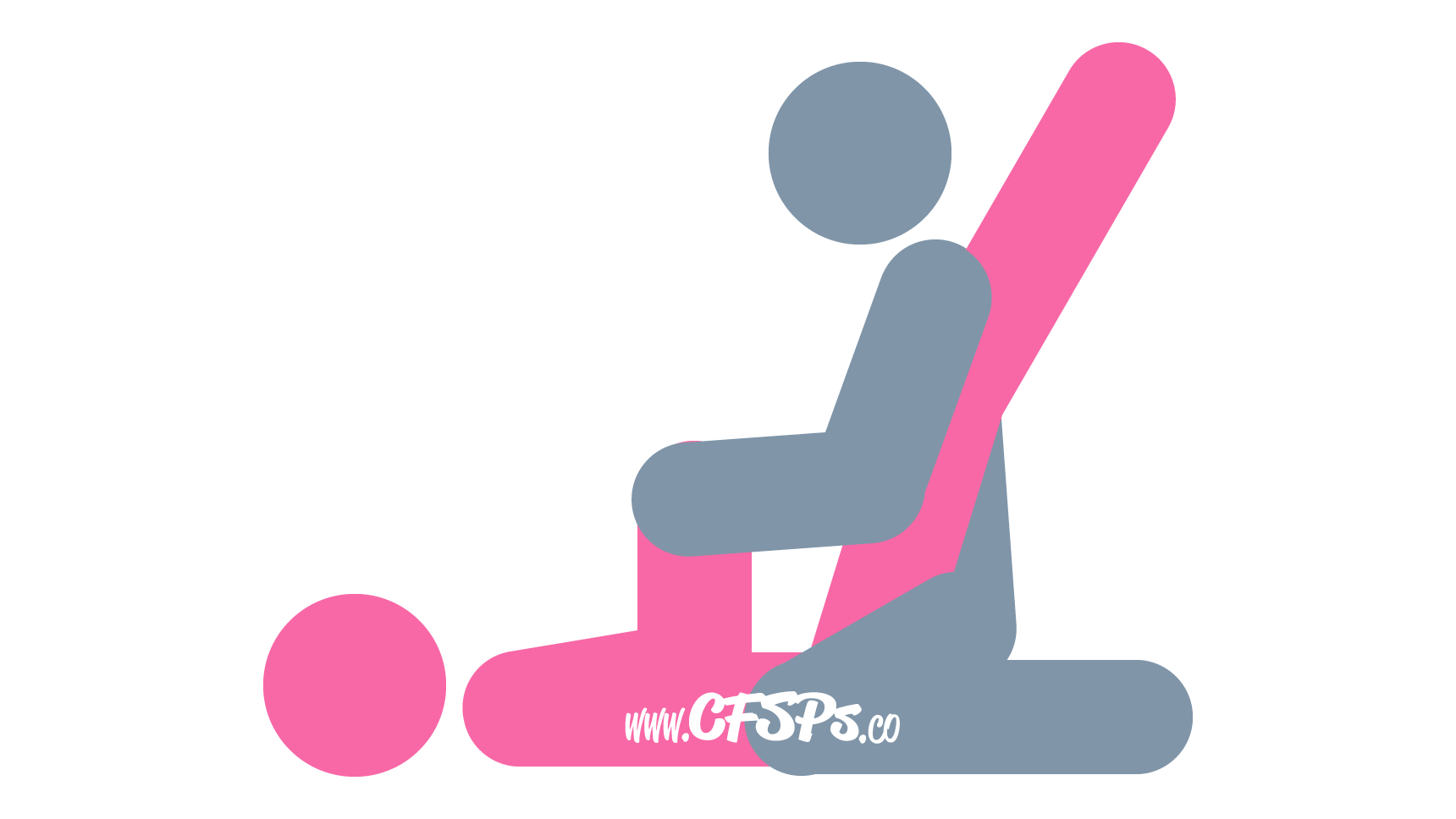 Lets Dance Sex Position Illustration An illustration of the Let's Dance Sex Position. This sex picture demonstrates how Let's Dance is a kneeling sex position with easy access for manual clitoral stimulation and a great view.