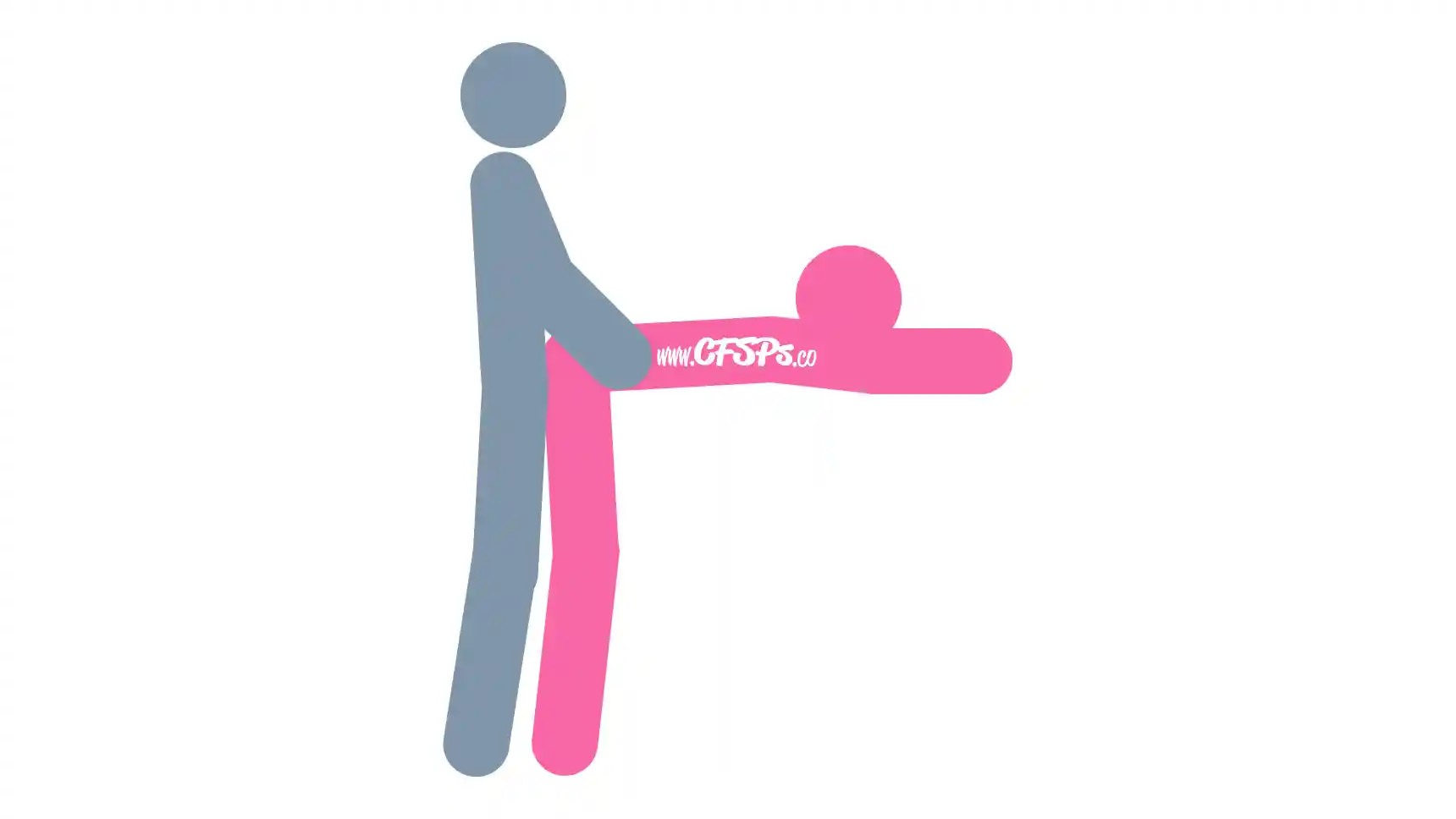 Man On Fire Sex Position This stick figure image depicts a man and woman having sex in the Man On Fire sex position. The woman is standing at the edge of the bed and bent over with her upper body lying on the bed. The man is standing behind her with his hands on her hips.