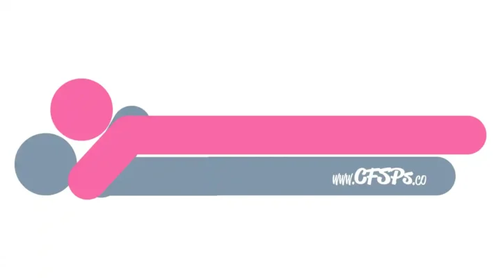 This stick figure image depicts a man and woman having sex in the Slide sex position. The man is lying on his back with his legs together. The woman is lying on him with her arms wrapped around his neck.
